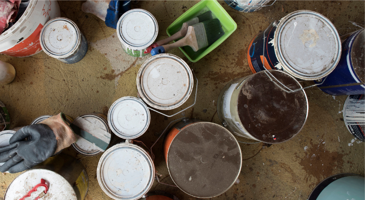 Old Paint Cans